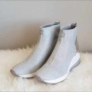 Skyler-Knit High Top Bootie Michael Kors